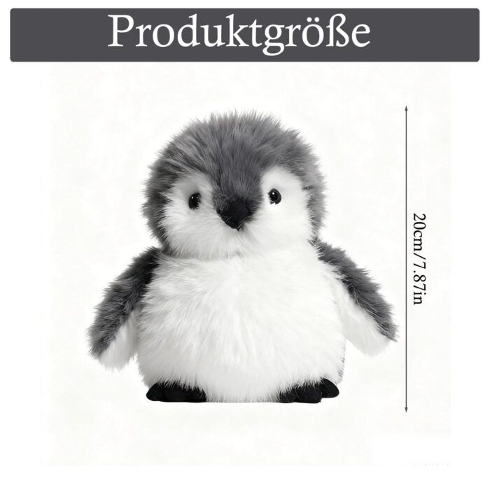 JcvPot Pinguin Kuscheltier, Weiches Stofftier Für Kinder Und Babys, Kuscheltier Pinguin Plüschtier , Plüschtier – Bild 7